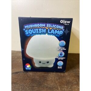 Adorable! Squish Touch Lamp Mushroom Night Light Rechargeable Colors change!